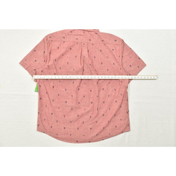 U.S. Polo Assn. Men's Big & Tall Size 3XL Red Palm Tree Button Down Shirt NEW - Picture 3 of 8